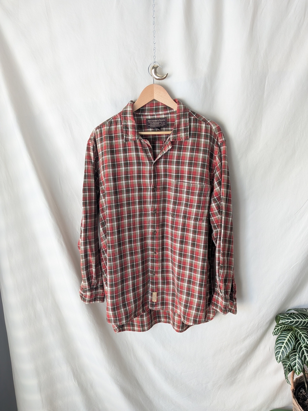 Abercrombie & Fitch Men’s Plaid Flannel Shirt